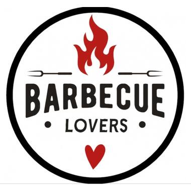 STICKERS 'BBQ LOVERS' 28mm 500st/rol